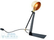 Kingston Регулируемая настольная лампа ручной работы. Mullan Lighting MLTL034PCMBK