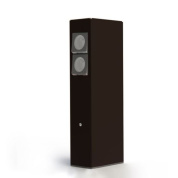 двойная уличная розетка в коричневом корпусе