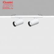 QC31 Palco Recessed iGuzzini Palco linear recess 2 x Ø51 - flood - remote driver