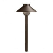 Stepped Dome 12V 2700K Path Light Textured Architectural Bronze светильник-столбик для дорожек 15820AZT27 Kichler