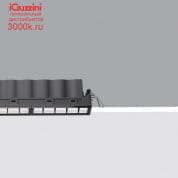 QJ84 Laser Blade XS iGuzzini Recessed Minimal section 15 LEDs - integrated DALI - Wall Washer Longitudinal Glare Control