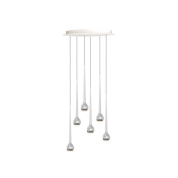 FAW2-360-99 Grau Falling sun CHANDELIER SIX POLISHED подвесной светильник хромированный