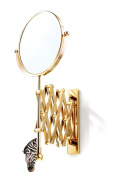 BA548WALL/ORO24 Il Paralume Marina Zebra настенное зеркало на складном кронштейне with декоративным элементом