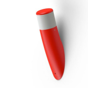 настенный светильник с вытянутым корпусом красного цвета