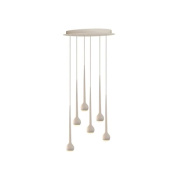 FAW2-360-05 Grau Falling sun CHANDELIER SIX SAND WHITE подвесной светильник коричневый