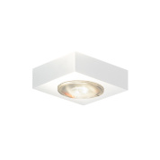 настенный светильник квадратный белый с матовым рассеивателем