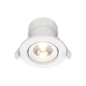 встраиваемый потолочный светильник цилиндрической формы белого цвета