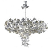 Butterfly 10 light chandelier - white люстра, Villari