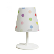 настольная лампа для детской комнаты с белым основанием