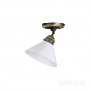 Kolarz Nonna 731.10.9 потолочный светильник состаренная латунь другое ø20cm высота 19cm 1 лампа e27