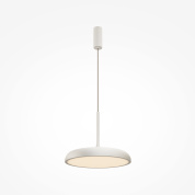 подвесной светильник с круглым плафоном белого цвета