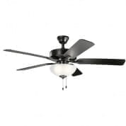 52" Basics Pro Select Fan Satin Black люстра-вентилятор 330017SBK Kichler