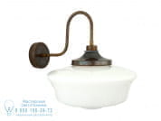 Anath Настенный светильник из латуни для ванной своими руками. Mullan Lighting MLBWL053ANTBRS