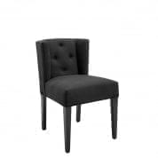 109850 Dining Chair Boca Raton panama black стул Eichholtz