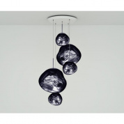 Melt LED Smoke Large Round Tom Dixon, подвесной светильник