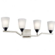 Skagos 4 Light Vanity Light Brushed Nickel настенный светильник 55030NI Kichler