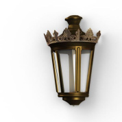 настенный уличный светильник в классическом стиле под бронзу