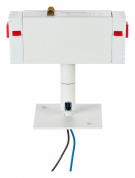 переходник для однофазного трека белого цвета с квадратной опорой