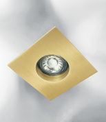 встраиваемый потолочный светильник квадратной формы с утопленным источником света