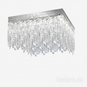Kolarz Prisma 1314.116.5.P1.KpT потолочный светильник золото 24 карата длина 55cm ширина 55cm высота 40cm 16 ламп g9
