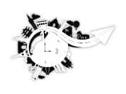 SI-461 Настенные часы из МДФ LAS
