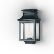 настенное бра в классическом стиле с металлическим корпусом цвета вердигрис