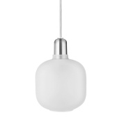 подвесной светильник с матовым белым плафоном