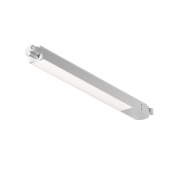 линейный трековый светильник белого цвета с мягким рассеянным светом однофазный Unity