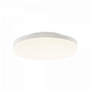 потолочный светильник круглой формы белого цвета