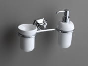 Lux Керамический дозатор мыла для ванной / держатель для зубных щеток BLEU PROVENCE