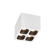 настенный спот белый с четырьмя лампами