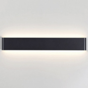 настенный накладной светильник с горизонтальным рассеянным светом и прямым корпусом