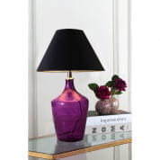 Anasa Purple Glass Table Lamp настольная лампа Sutra Decor 141294_Purple
