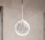 Cristalglob Icone Одинарный подвес Spherical, Oblong, Bar белый i-c-0447