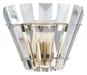 накладной потолочный светильник с гранёным стеклянным плафоном