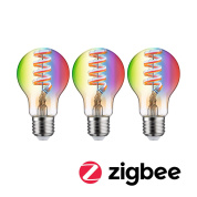29163 Paulmann LED Pear 3x470 лм 3x6,3 Вт RGBW+ с регулировкой яркости, золото