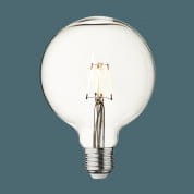 Vintage LED Edison Bulb Old Filament Lamp - 5W E27 Globe G125 - Clear лампа Industville G125-5W-C
