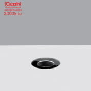 ES74 Light Up iGuzzini Floor-recessed Orbit luminaire D=74mm - Flush-mounted all glass cover - Warm White LED - Wall Washer optic