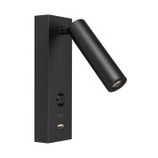 029629(1) Arlight Светильник SP-BED-CHARGE-S60x125-3W Warm3000 (BK, 20 deg, 230V, USB-A, USB-C)