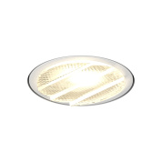 встраиваемый потолочный светодиодный светильник с рифлёным отражателем и направленным светом