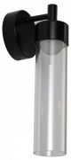уличный настенный светильник цилиндрический с матовым плафоном IP54
