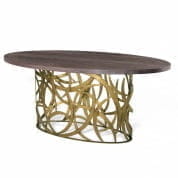 CCT43 Elliptical Miro Dining Table Porta Romana