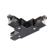 Т-образный коннектор для однофазного трека чёрный комплектующий