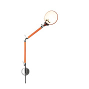 торшер для чтения с подвижной штангой и круговым абажуром