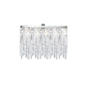 настенный светильник хром с подвесными элементами