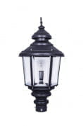 Crinkle Black Large Exterior Gate Light уличный светильник FOS Lighting 2186-GL1