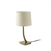 29685-05 REM BRONZE TABLE LAMP BEIGE LAMPSHADE настольная лампа Faro barcelona