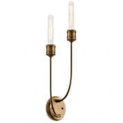 Hatton 2 Light Wall Sconce Satin Bronze настенный светильник 52259SB Kichler