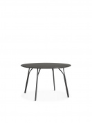 Tree dining table 120 cm Charcoal black/black Woud, стол