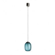 Soho pendant light - turquoise transparent balloton подвесной светильник, Villari